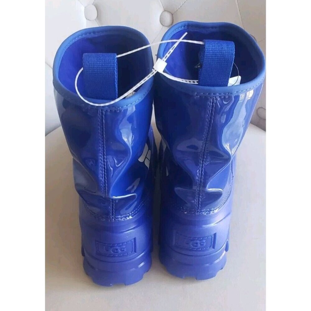 NEW UGG CLASSIC BRELLAH MINI WEATHERPROOF BOOTS SZ 7 BLUE - Picture 4 of 7